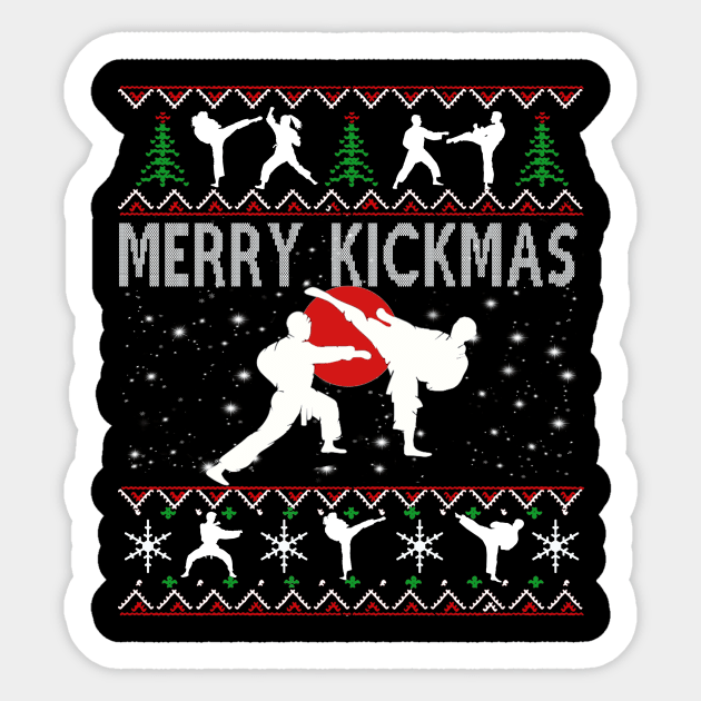 Merry Kickmas Sticker by Komlin